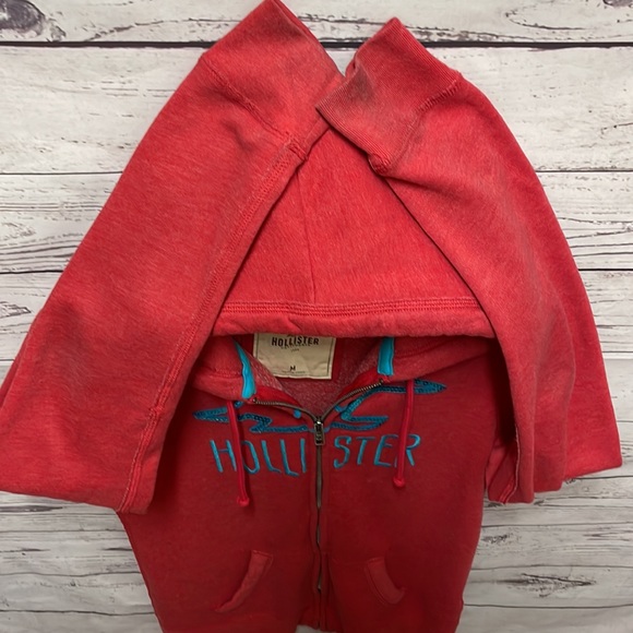 Hollister zip up hoodie jacket M - Picture 4 of 7
